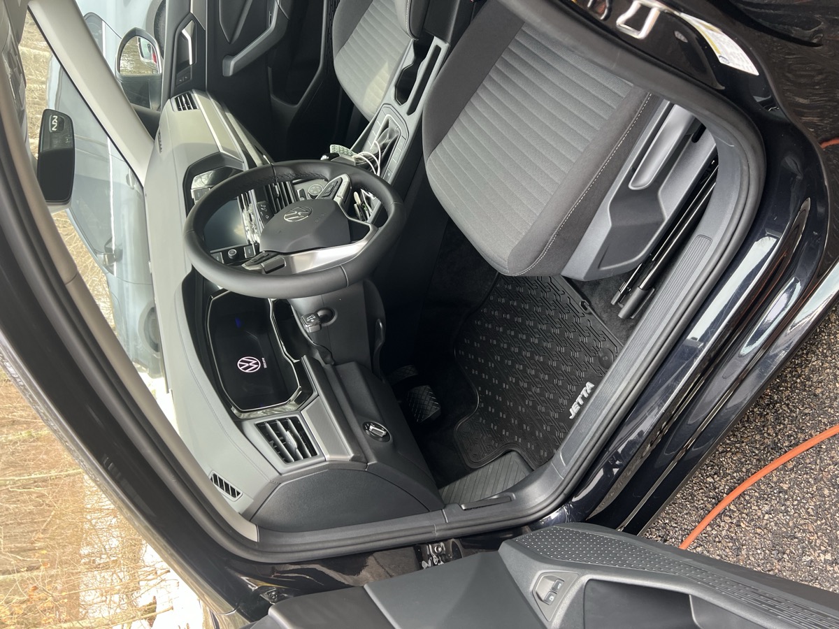 After — Jetta interior