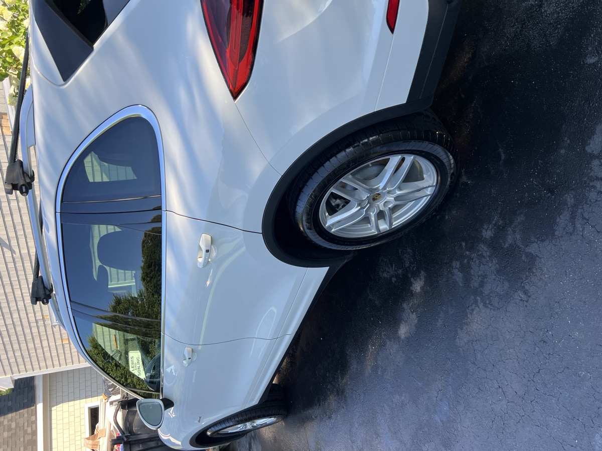 Porsche exterior after